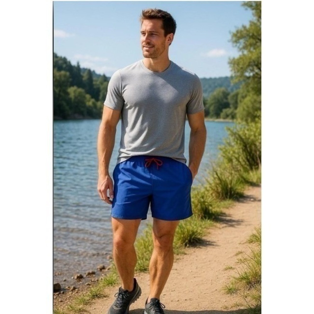 Marmot Juniper Springs Shorts Mens XL‎ Trail Blue 5" Hiking Gorpcore NWT